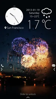 GO Locker Firework Theme android App screenshot 2