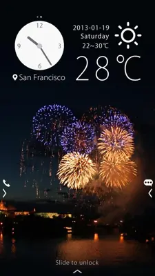 GO Locker Firework Theme android App screenshot 3